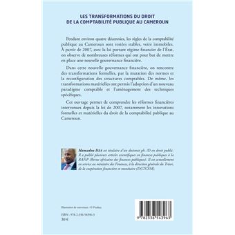 Les transformations du droit de la comptabilité publique au Cameroun