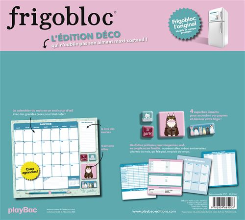 Frigobloc Mensuel 2024 spécial Horoscope (de janv. à dec. 2024) - Playbac
