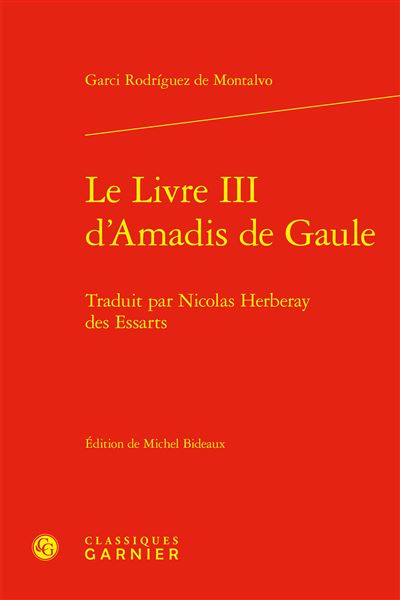 Le Livre III d'Amadis de Gaule