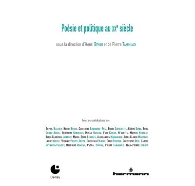 Poesie et politique au XXe siecle
