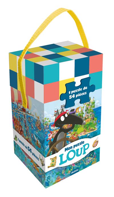 Ma boîte puzzle loup - Anniversaire