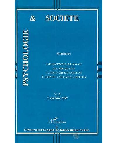 Psychologie et societe n° 2