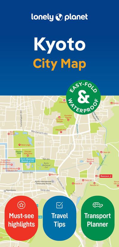 Kyoto City Map 2ed -anglais- - Lonely planet eng - Lonely Planet - broché - Guide - Lonely Planet