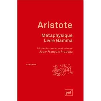 Métaphysique, livre Gamma - 1