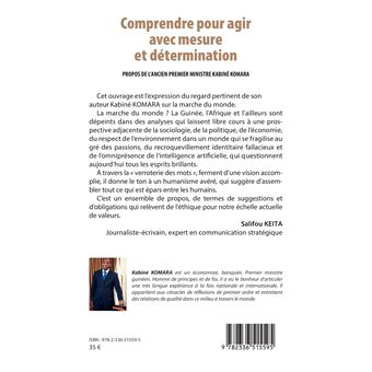 Comprendre pour agir avec mesure et détermination