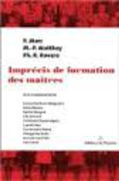 Imprécis de formation des maîtres