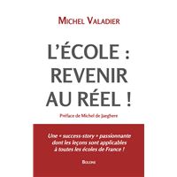 L'école : revenir au réel !