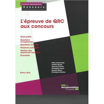 L'épreuve de GRC aux concours