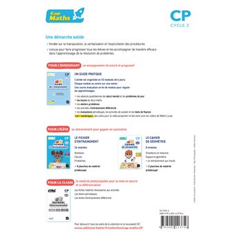 Cap Maths CP - Ed. 2025 - Cahier de Géométrie-Mesure