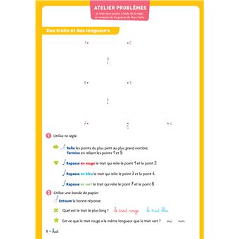 Cap Maths CP - Ed. 2025 - Cahier de Géométrie-Mesure