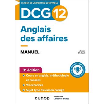 DCG 12 Anglais des affaires - Manuel