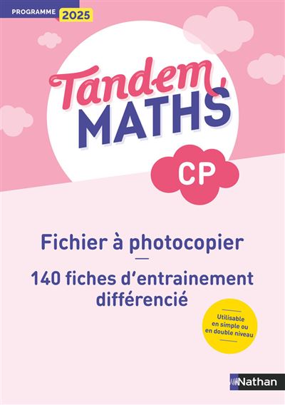 Nathan Tandem - Maths Cp - Fichier À Photocopier - Christophe Gilger - Broché - Scolaire / Universitaire