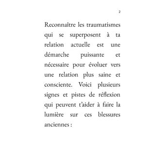 Une blessure à la fois