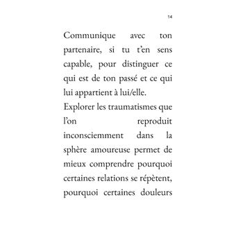 Une blessure à la fois