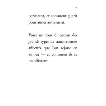 Une blessure à la fois