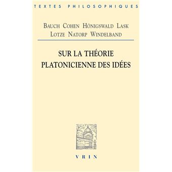 Sur la théorie platonicienne des idées - 1