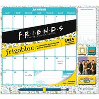 4 avis sur Frigobloc Mensuel 2024 Déco Friends (de janv. à déc. 2024) - édition  limitée Collectif 