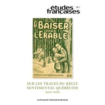 Études françaises, v. 58, no 1 - 1