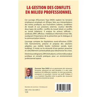 La gestion des conflits en milieu professionnel