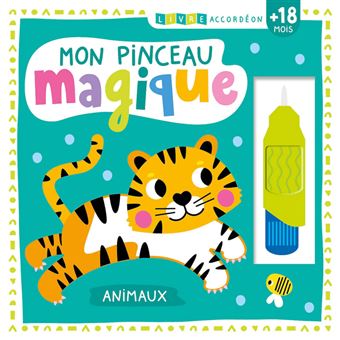 Livre accordeon - mon pinceau magique - animaux - 1