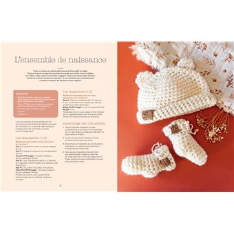Creations pour bebe au crochet Doudous layette decoration jeux d eveil broche AnnaB Julie Robert Lea Louvet Livre tous les livres a la Fnac