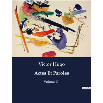 Actes Et Paroles - 1