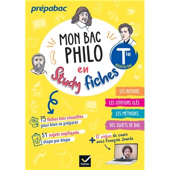 Mon bac philo en study fiches - Tle générale - Bac 2025