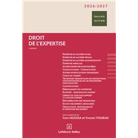 Droit de l'expertise 2026/2027