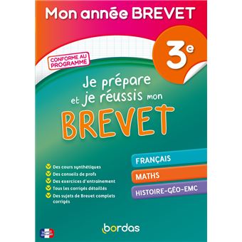 Je prépare je réussis mon brevet