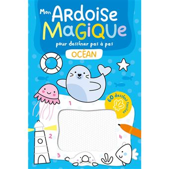 Oxybul Ardoise Magique 3 Ans - 6 Ans - Stylet Et Tampons Magnétiques Pour Dessiner Et Créer En Couleurs