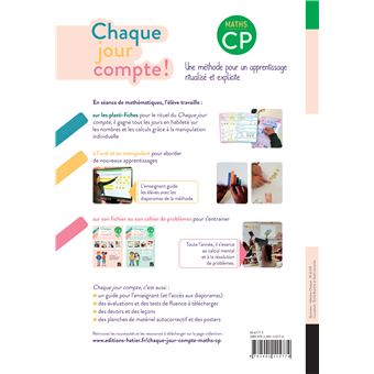 Chaque jour compte - Maths CP - Ed. 2025 - Fichier élève