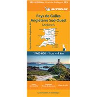 Wales, South West England, Midlands