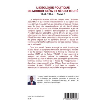 L’idéologie politique de Modibo Keïta et Sékou Touré  1945-1984