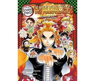 Demon Slayer School Days - Cahier d'activités des Pourfendeurs : Souffle de la flamme