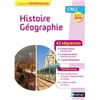 Histoire Géographie CM2 fichier + CD - Collection Panoramas 2017 - Programme 2016