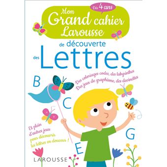 Mon grand cahier Larousse de découverte des LETTRES - 1