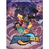 Assortiment Accessoires Marblegen Lansay - 6 Pièces (4 Starters + 2 Battles) - Pour Jeu De Billes Et Stratégie - Motifs Aléatoires