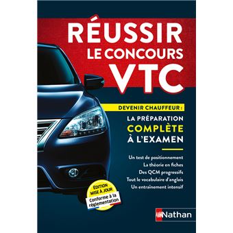 Réussir le concours VTC - Devenir chauffeur : la préparation complète à l'examen