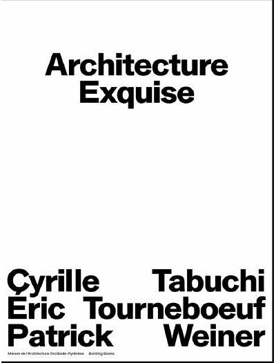 Architecture exquise Eric Tabuchi Patrick Tourneboeuf Cyrille Weiner /franCais - Eric Tabuchi - broché