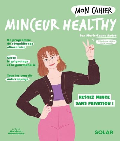 Mon cahier Minceur healthy - Marie-Laure André - Solar - broché - Guide