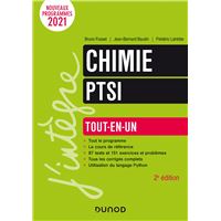 Chimie PTSI - Tout-en-un