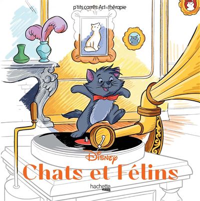 Les carrés d'Art Thérapie Disney Chats & Félins -  Antartik - broché