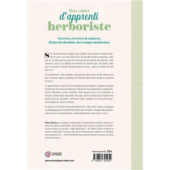 Mon cahier d'apprenti herboriste