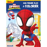 Marvel Spidey and his amazing friends - Mon premier bloc à colorier