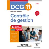 DCG 11 Contrôle de gestion - Fiches de révision