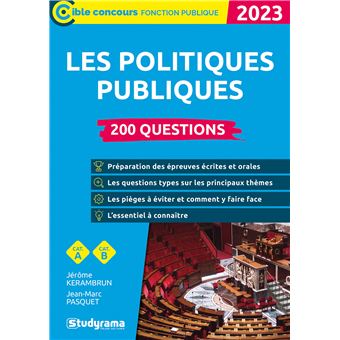 Les Politiques Publiques – 200 Questions (Catégories A Et B –?Édition ...