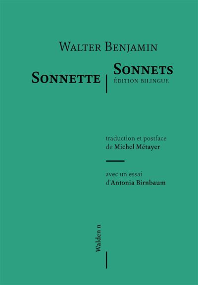Sonnette/Sonnets - Walter Benjamin - broché