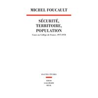 Sécurité, Territoire, Population