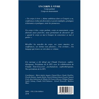 Un corps à vivre