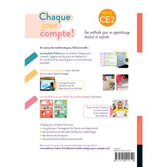 Chaque jour compte - Maths CE2 - Ed. 2025 - Fichier élève